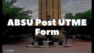 ABSU Post UTME Direct Entry Screening Form Abia State University [upl. by Noizneb362]