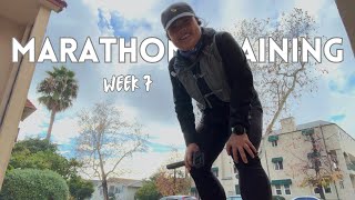 Marathon Training Week 7  Los Angeles Marathon  Run Vlog [upl. by Ivory506]