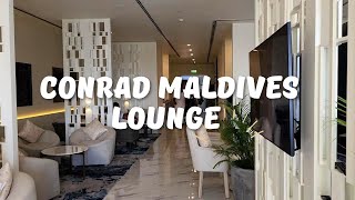 Conrad Maldives Seaplane Lounge Tour [upl. by Birk967]