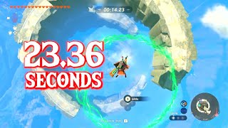 BREAKING the Bravery Island Jump Record  Zelda Tears of the Kingdom [upl. by Atoiyanap]