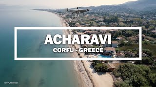 🎬 Acharavi  Corfu Greece ✈ Drone [upl. by Illil]