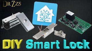 25 DIY quotSmartquot Door Locks  ElectroMagnet  Sonoff  Tasmota [upl. by Warfold]