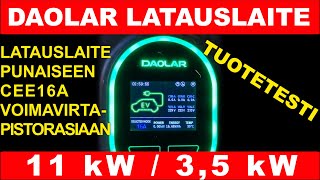 Daolar EV sähköauton latauslaite UNBOXING  VLOG 208 [upl. by Iaka]