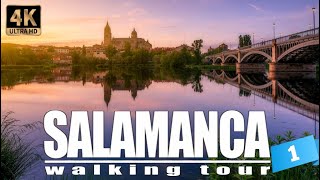 🇪🇸4K SALAMANCA Walking Tour  Sorprendete con la belleza de esta ciudad universitaria  ESPAÑA [upl. by Jenine]