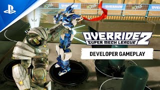 Override 2 Super Mech League  Developer Gameplay  Release Date  PS5 [upl. by Naarah]