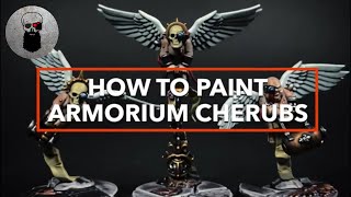 Contrast How to Paint Armorium Cherubs [upl. by Anilorac147]