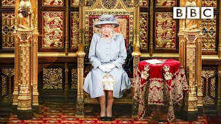 The Queens Speech begins 👑 The State Opening of Parliament 2021 🇬🇧 BBC [upl. by Keare]