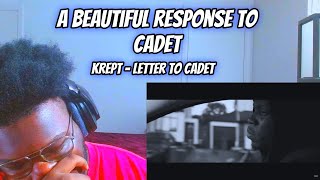 I CANT IMAGINE THE FEELING Krept  Letter to Cadet REACTION [upl. by Idissak719]