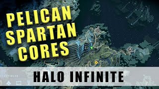 Halo Infinite Pelican Down Spartan Cores  5 Spartan Cores on the AA Gun island [upl. by Angelico]