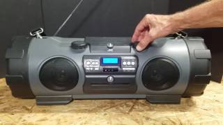 JVC Powered Woofer CD System RVNB1 Demo [upl. by Narf]