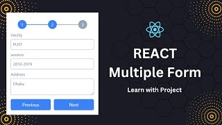 React multi step form  build multi part form in react  tailwind css react [upl. by Weidar247]