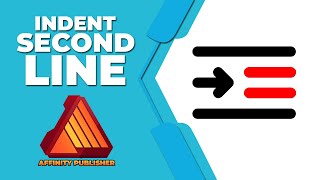 How to indent second line in affinity publisher without indenting first [upl. by Yvaht]