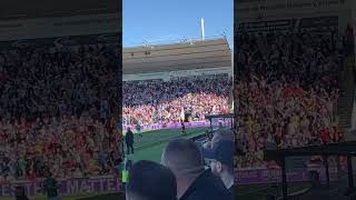 Sunderland fans at Plymouth argyle 14924 [upl. by Anna-Diane]