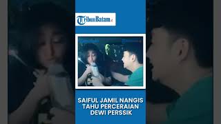 Saipul Jamil Nangis Tahu Kabar Perceraian Dewi Perssik [upl. by Herahab]