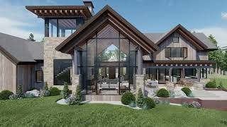 North Pass Ranches  Parcel 4 Rendered Tour  Bozeman MT Luxury Real Estate [upl. by Elockcin461]