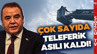 Antalyada Teleferik Kabusu İşte İlk Görüntüler Muhittin Böcekten Açıklama [upl. by Chelsae]