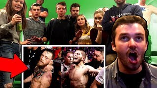 McGregor Fan REACTS to Conor vs Khabib FREAKOUT [upl. by Eteragram]