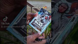 Star Wars Topps Chrome 2024 lukeskywalker darthvader starwars disney topps toppschrome [upl. by Anelhtak]