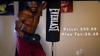 Core Fitness Free Standing Bag  Home Cardio Workout  Boxing EverLast [upl. by Cran498]