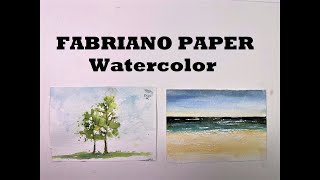 Watercolor Painting on Fabriano Artistico Paper  with Chris Petri [upl. by Zzahc]