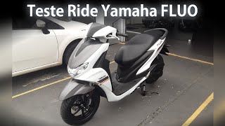 TESTAMOS A YAMAHA FLUO e foi SURPREENDENTE 😲 NOVA SCOOTER COM START amp STOP SMART KEY ABS LED e [upl. by Aitital]