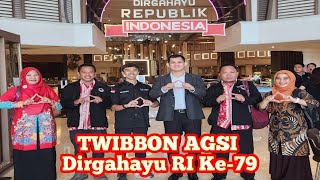 TWIBBON AGSI  Dirgahayu Republik Indonesia Ke79 [upl. by Lundt]