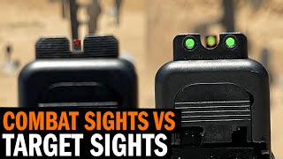 Combat Sights Vs Target Sights With Tactical Hyve  Major Shooting Pros and Cons [upl. by Standice753]