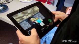 Testing ROBLOX on the iPad at ROBLOX HQ [upl. by Eisaj]