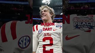 PRESEASON Top 10 Quarterbacks in the 2025 NFL Draft shorts nfldraft [upl. by Jamesy]