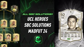 UCL HEROES  ALL 4 SBCS  Easiest Way Possible  MadFUT 24 [upl. by Domenech199]