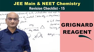 Grignard Reagent  Revision Checklist 15 for JEE amp NEET Chemistry [upl. by Ressler288]