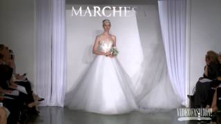 Marchesa Bridal Wear AutumnWinter 201314  Videofashion [upl. by Ahkos801]