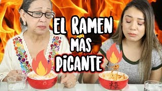 EL RAMEN MAS PICANTE Con MamaChuy [upl. by Anestassia762]