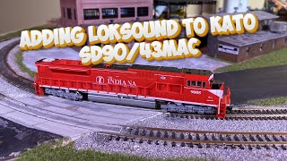 Kato SD9043MAC ESU Loksound conversion [upl. by Sydney]