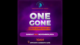 Worship Service 3rd November 24  One gone text Luke 2237  Pastor Cecil Richards [upl. by Ahsar]