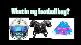 What’s in my football bag 🏈🏈🏈 [upl. by Mellicent143]