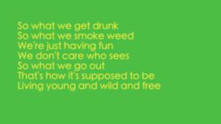 Snoop Dogg amp Wiz Khalifa  Young Wild and Free ft Bruno Mars Lyrics [upl. by Boucher18]