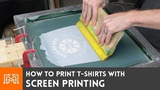 Screen Print Your Own Tshirts  HowTo  I Like To Make Stuff [upl. by Htrag]