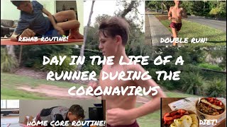 DAY IN THE LIFE OF A RUNNER DURING THE CORONAVIRUS  Corona Diary Episode 4 [upl. by Lukas733]