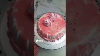 Simple Glaze CakeGlaze Cakecake ytshorts birthdaycake youtube youtube shorts [upl. by Adnileb919]