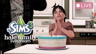 hanging with the hales・the sims 3 hale family livestream 20 [upl. by Agnes]