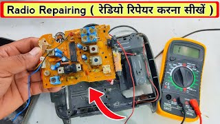 Radio Repairing  रेडियो रिपेयर करना सीखें  How to repair radio [upl. by Vinita167]