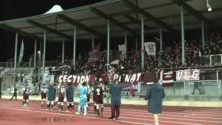 Section Grenat  FC Lausanne Sports  Servette FC  20142015  10112014 [upl. by Ardnohsed502]