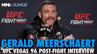 Gerald Meerschaert Revels in RecordBreaking Win after Overcoming Adversity  UFC on ESPN 62 [upl. by Sallee]