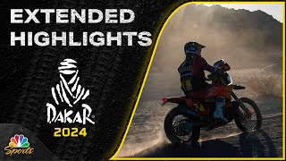 Stage 12  2024 Dakar Rally  EXTENDED HIGHLIGHTS  11924  Motorsports on NBC [upl. by Letnuahc]