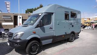 4x4 Mercedes Sprinter motorhome from Woelcke Germany [upl. by Ahsemrak]