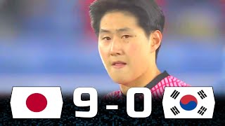 Three Matches That Japan Destroyed South Korea [upl. by Enellek459]