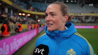 Magdalena Eriksson match hero for Sweden against Switzerland in Nations League [upl. by Lena]