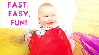 EASY DIY BABY TOYS Fast fun sensory activities for babies I Baby play for newborn to 12 months [upl. by Enaitsirhc]