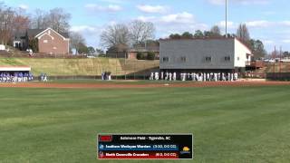 NGU Baseball 2017  North Greenville vs Southern Wesleyan Game 1 [upl. by Eillat]